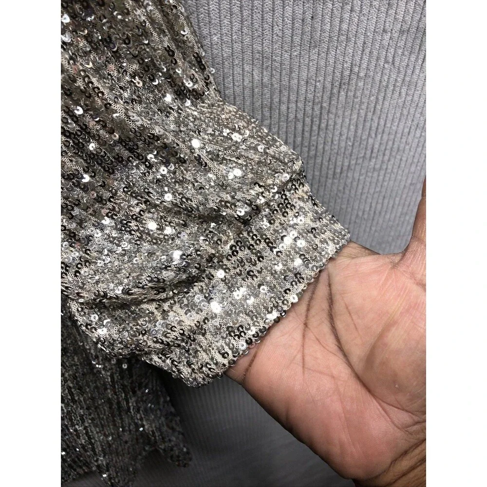 Cable & Gauge Top Size Large Sequins Cocktail Party Glamorous Disco NWT - Picture 6 of 13